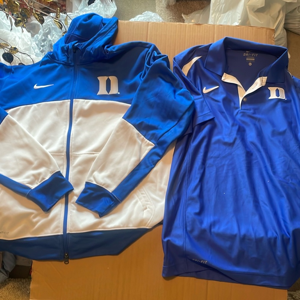 Nike Duke hoodie jacket and shirt bundle